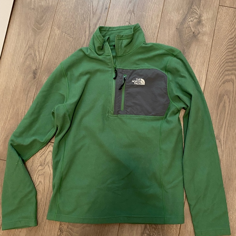 North Face fleece jacket Green size Small